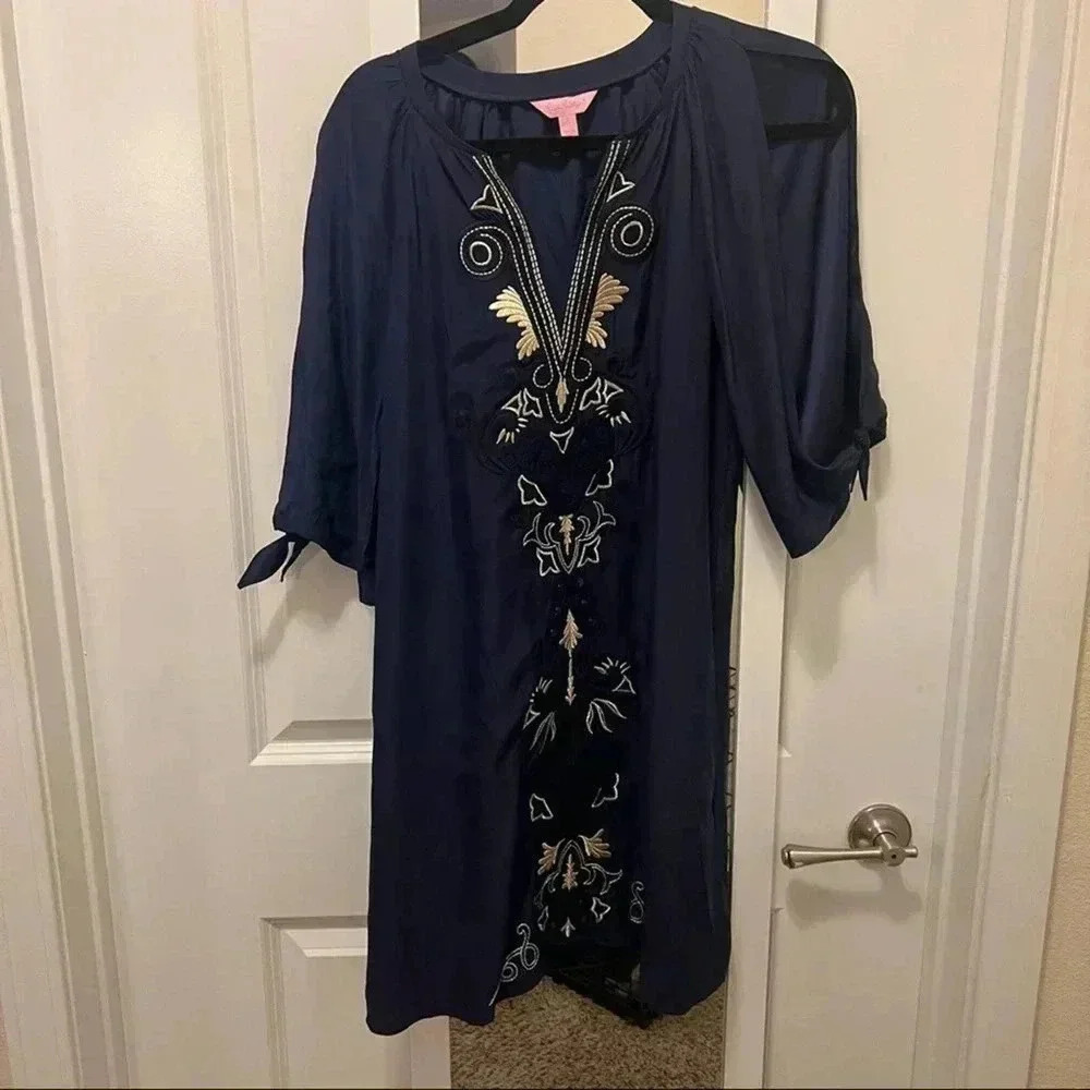 Lilly Pulitzer Bryce Silk Dress - Picture 3 of 7
